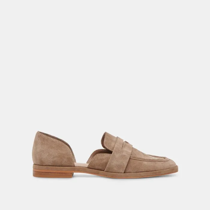Flats and Loafers Women Dolce Vita Moyra Flats Truffle Suede