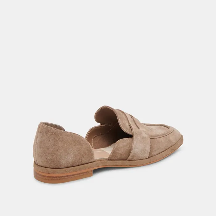 Flats and Loafers Women Dolce Vita Moyra Flats Truffle Suede