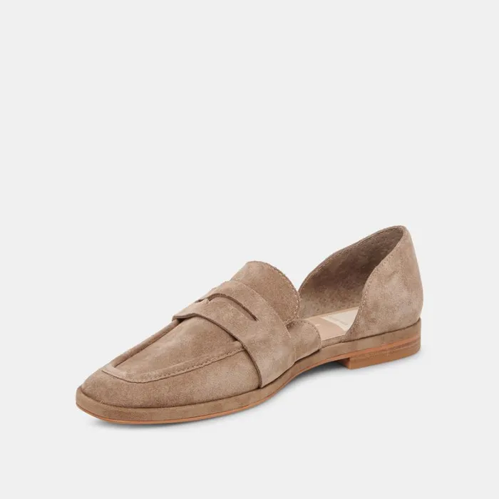 Flats and Loafers Women Dolce Vita Moyra Flats Truffle Suede
