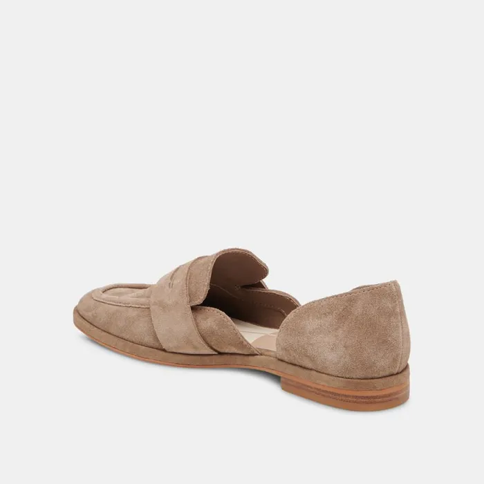 Flats and Loafers Women Dolce Vita Moyra Flats Truffle Suede