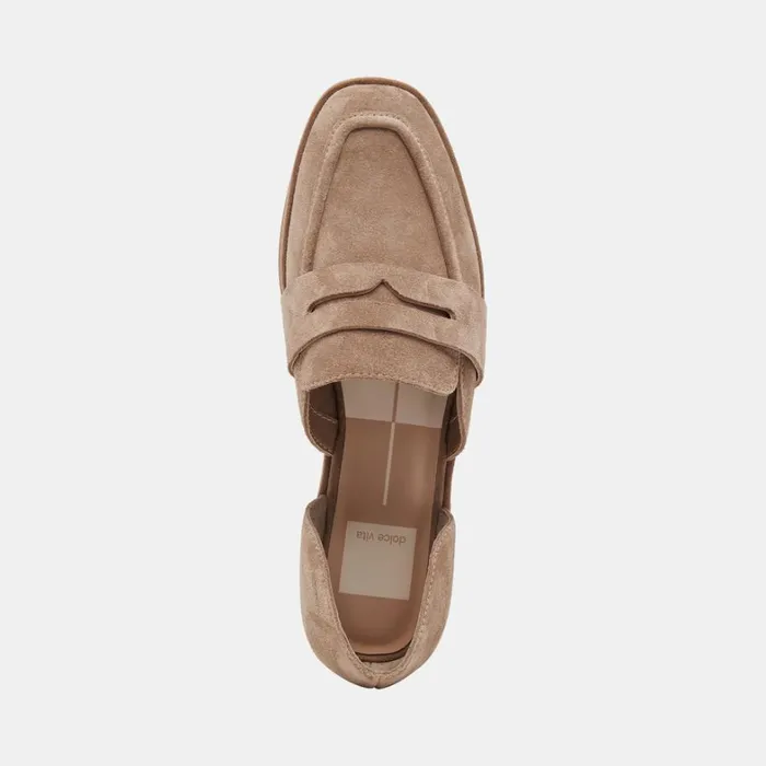 Flats and Loafers Women Dolce Vita Moyra Flats Truffle Suede