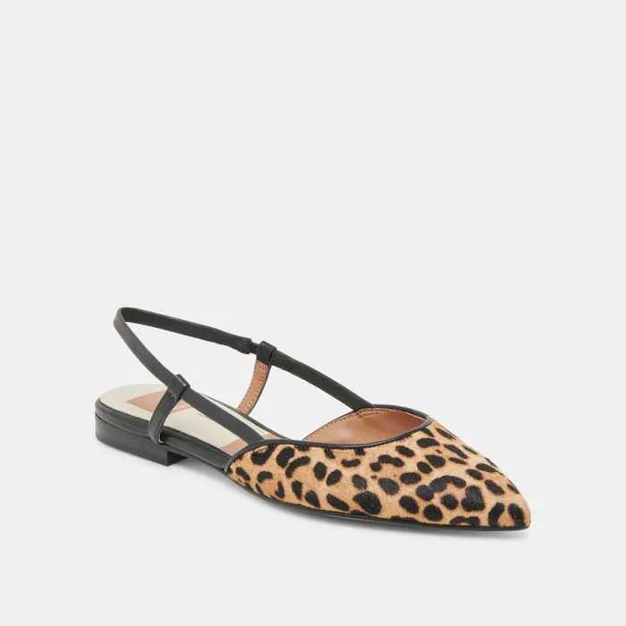 Flats and Loafers Women Dolce Vita Narah Flats Leopard Calf Hair