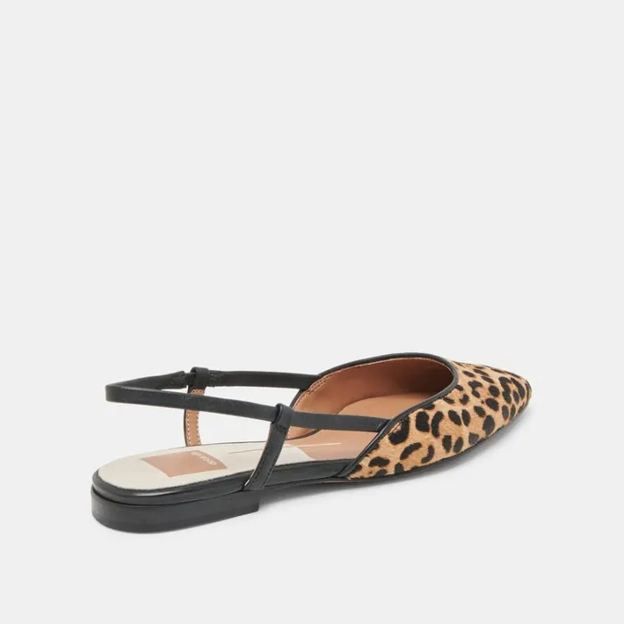 Flats and Loafers Women Dolce Vita Narah Flats Leopard Calf Hair