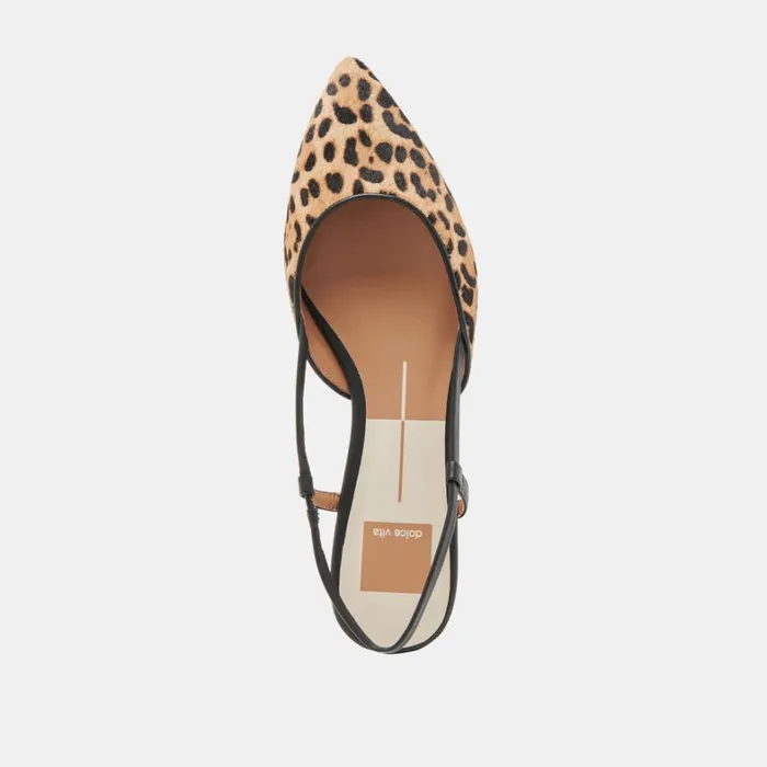 Flats and Loafers Women Dolce Vita Narah Flats Leopard Calf Hair