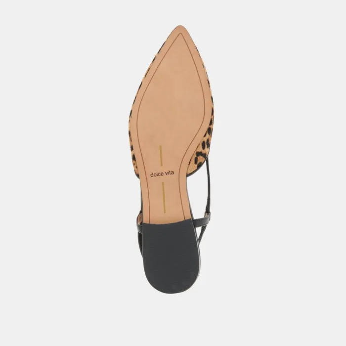 Flats and Loafers Women Dolce Vita Narah Flats Leopard Calf Hair