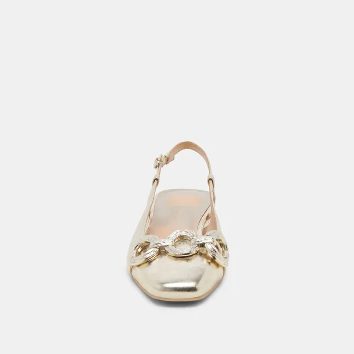 Flats and Loafers Women Dolce Vita Ramano Flats Platinum Distressed Leather