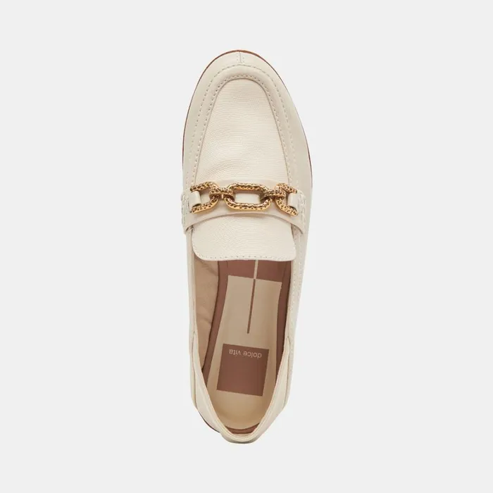 Flats and Loafers Women Dolce Vita Reign Flats Ivory Leather