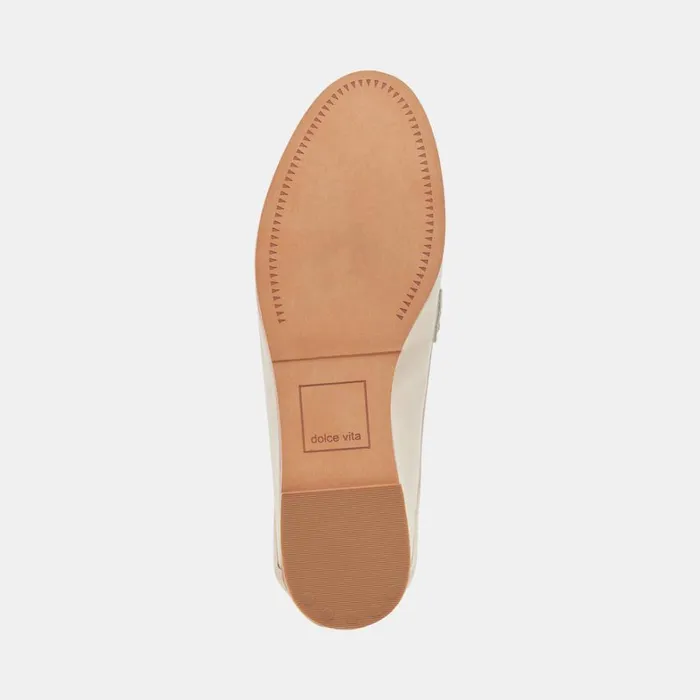 Flats and Loafers Women Dolce Vita Reign Flats Ivory Leather