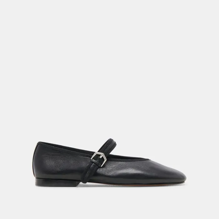 Flats and Loafers Women Dolce Vita Roslyn Ballet Flats Black Leather