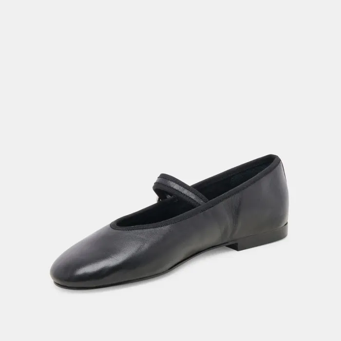 Flats and Loafers Women Dolce Vita Roslyn Ballet Flats Black Leather