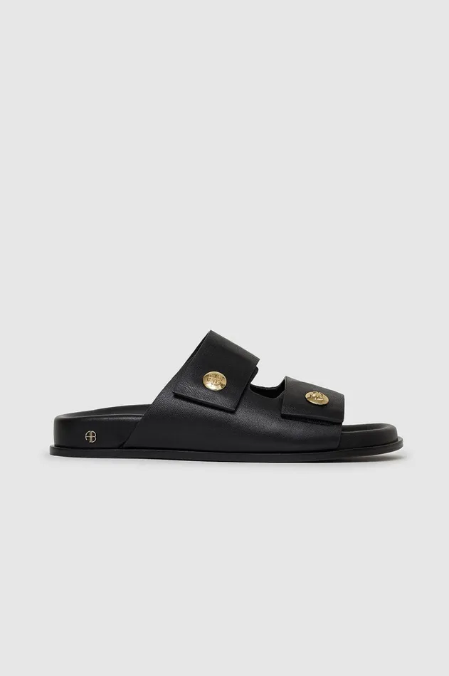 Flats Sandals Women ANINE BING Ella Slides 8211 Black
