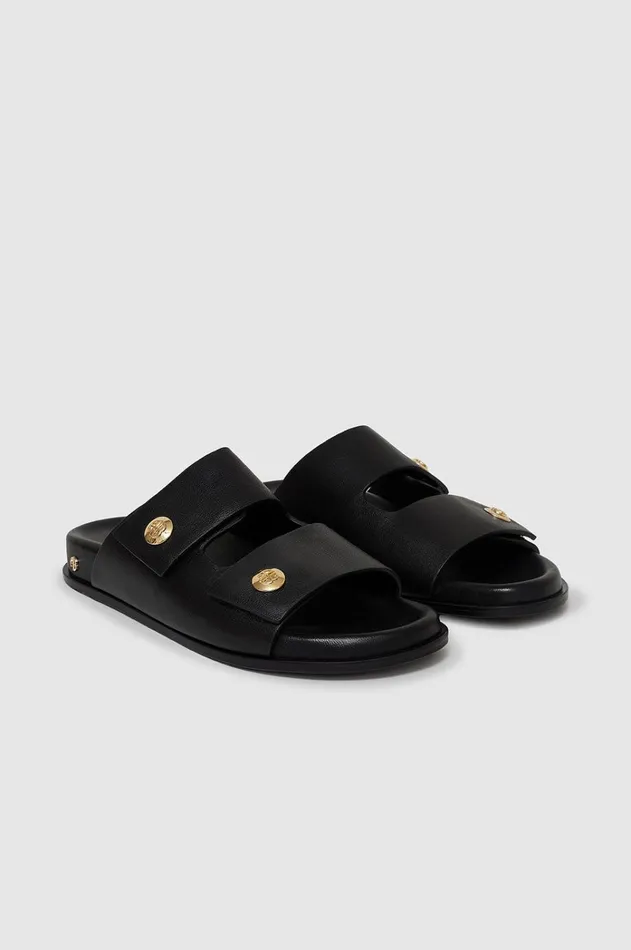 Flats Sandals Women ANINE BING Ella Slides 8211 Black