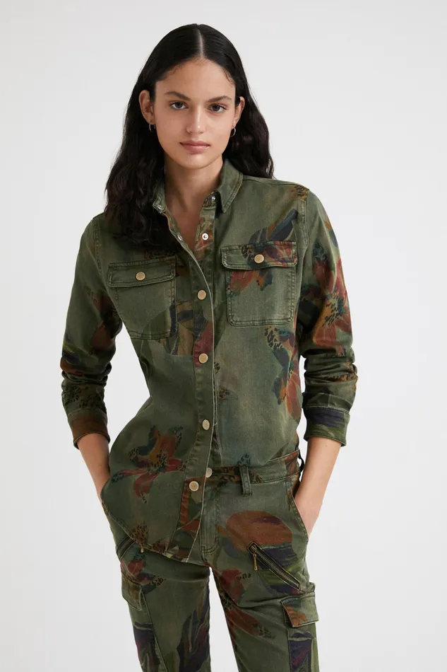 Floral Shirt Women Desigual Tops and Shirts