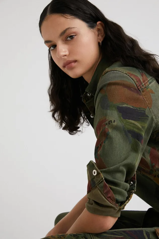 Floral Shirt Women Desigual Tops and Shirts