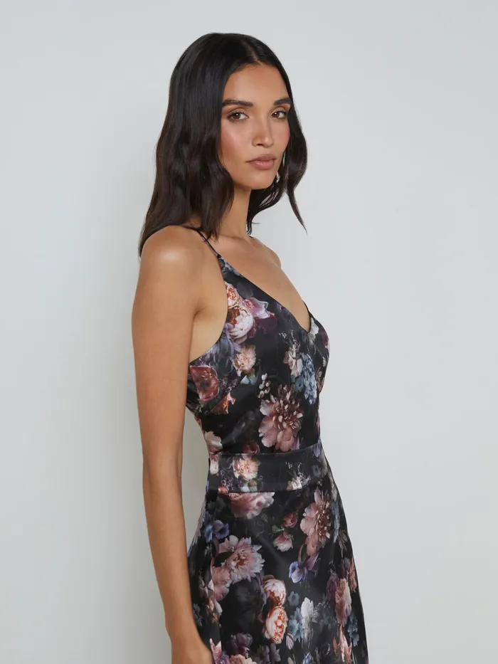 Gabriella Silk Camisole Black Multi Vintage Oil Flower Women L039Agence Blouses and Tops Gabriella Silk Camisole Black Multi Vintage Oil Flower Women L039Agence Blouses and Tops