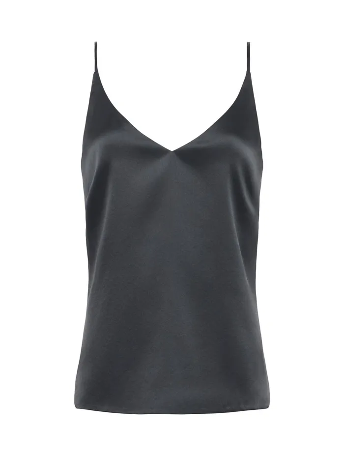 Gabriella Silk Camisole Dark Shadow Women L039Agence Camisoles and Tanks Gabriella Silk Camisole Dark Shadow Women L039Agence Camisoles and Tanks