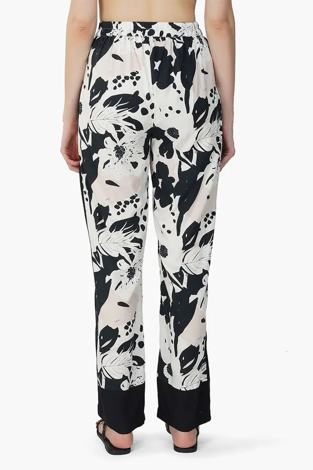 Garden Of Flowers Printed Pants Garden Of Flowers Printed Pants