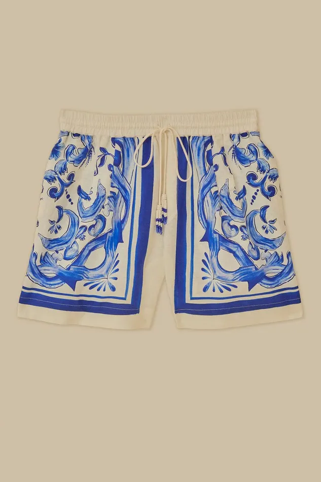 Garden Tiles Shorts Women FARM Rio Shorts Garden Tiles Shorts Women FARM Rio Shorts
