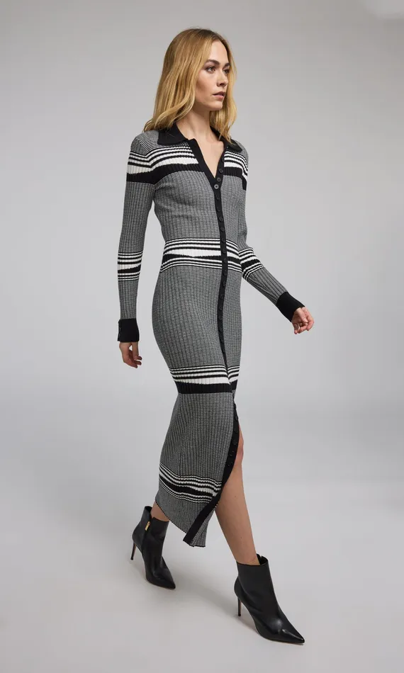 Generation Love Clothing Dresses Women Brixton Rib Dress Whiteblack