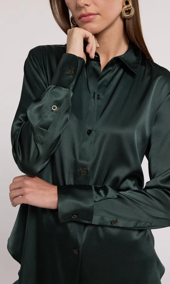 Generation Love Clothing Tops Women Marcello Blouse Forest