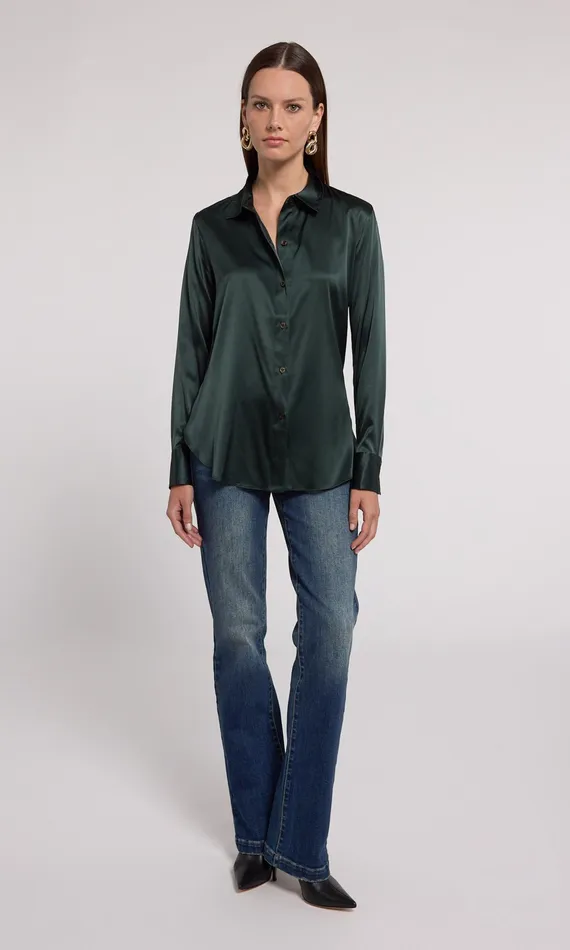 Generation Love Clothing Tops Women Marcello Blouse Forest