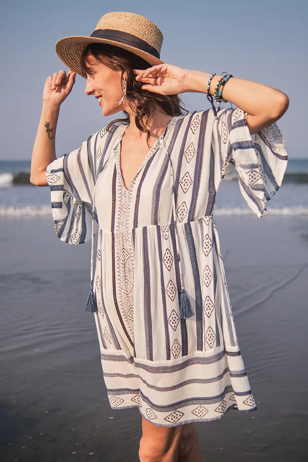 Gianna Striped Short Dress Gianna Striped Short Dress