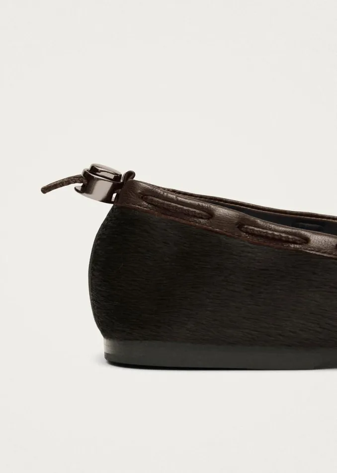 Gill Soft Brown Leather Ballet Flats Women ALOHAS Ballet Flats
