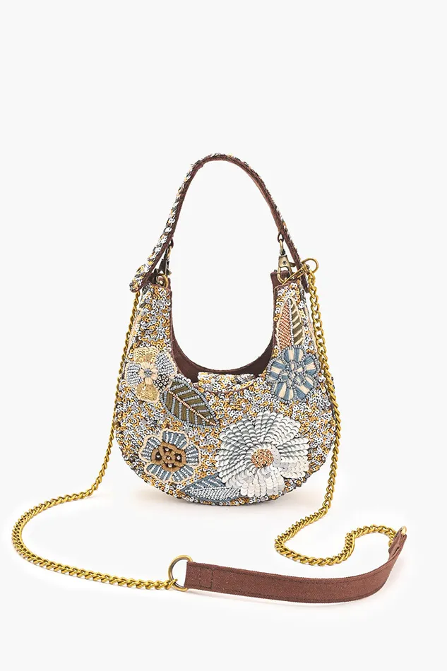 Golden Hour Shimmer Mini Bag w Crossbody Strap