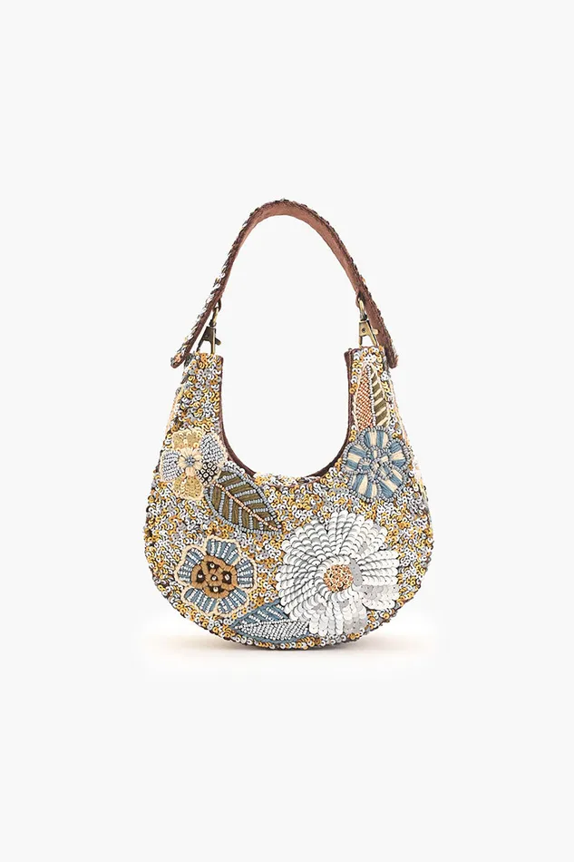 Golden Hour Shimmer Mini Bag w Crossbody Strap Golden Hour Shimmer Mini Bag w Crossbody Strap
