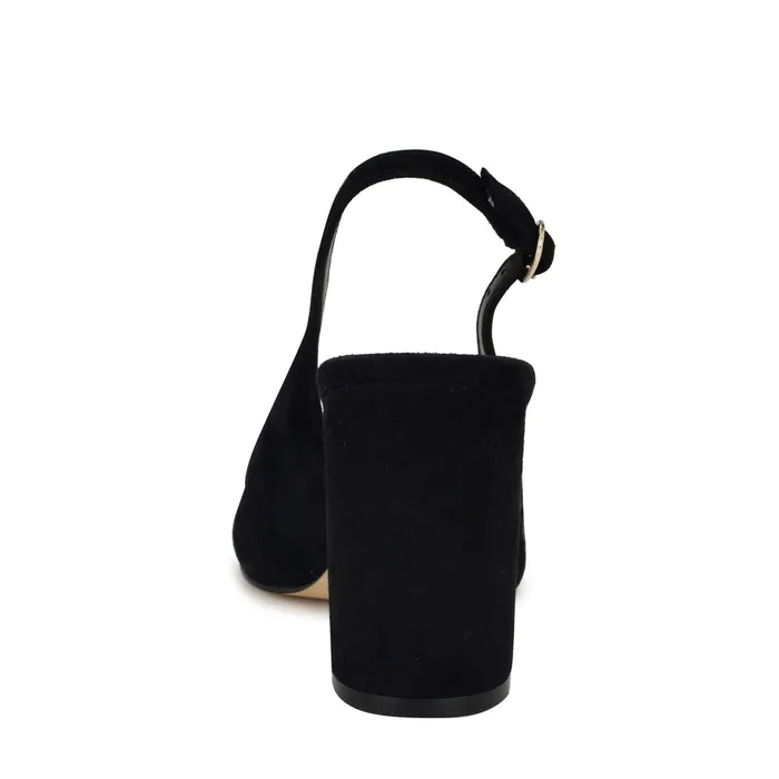 Gompell Block Heel Slingback Pumps