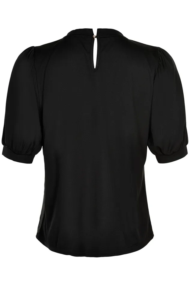 GRAZIA BLOUSE 14852 999 Black Women IN FRONT TOPS TSHIRTS