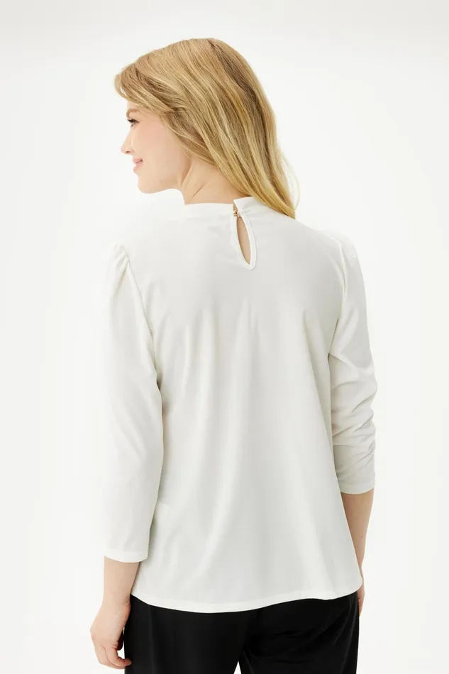 GRAZIA BLOUSE 15530 020 Off White 020 Women IN FRONT BLOUSES SHIRTS