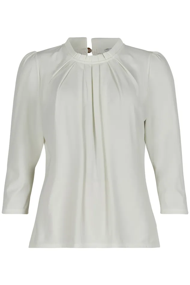 GRAZIA BLOUSE 15530 020 Off White 020 Women IN FRONT BLOUSES SHIRTS