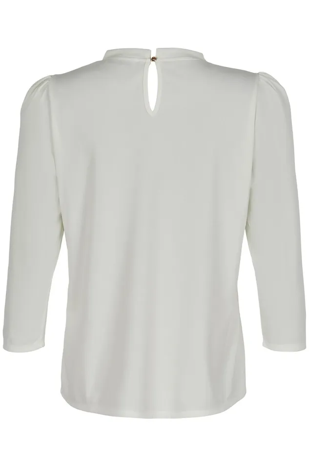 GRAZIA BLOUSE 15530 020 Off White 020 Women IN FRONT BLOUSES SHIRTS