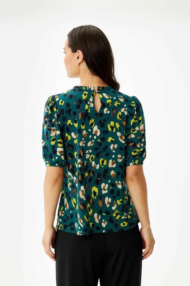 GRAZIA BLOUSE 16453 615 Green 615 Women IN FRONT BLOUSES SHIRTS
