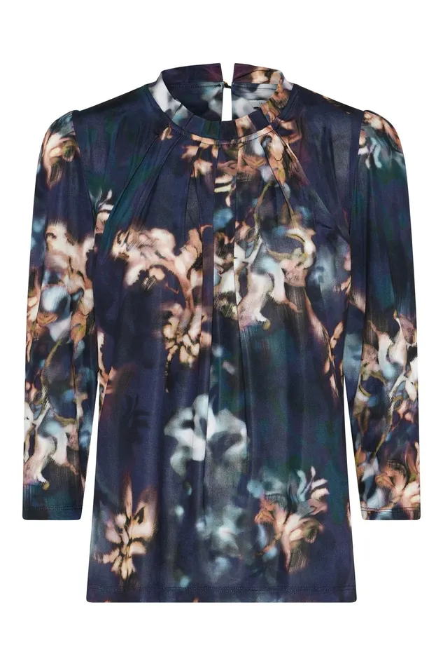 GRAZIA BLOUSE 16477 501 Blue 501 Women IN FRONT BLOUSES SHIRTS