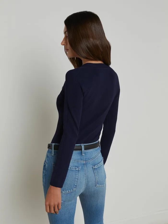 Gretchen Pullover Midnightnickel Women L039Agence Knitwear Gretchen Pullover Midnightnickel Women L039Agence Knitwear