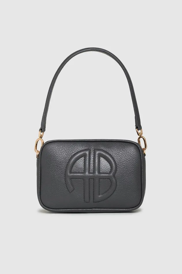 Handbags Women ANINE BING Lili Bag 8211 Grey Pebbled