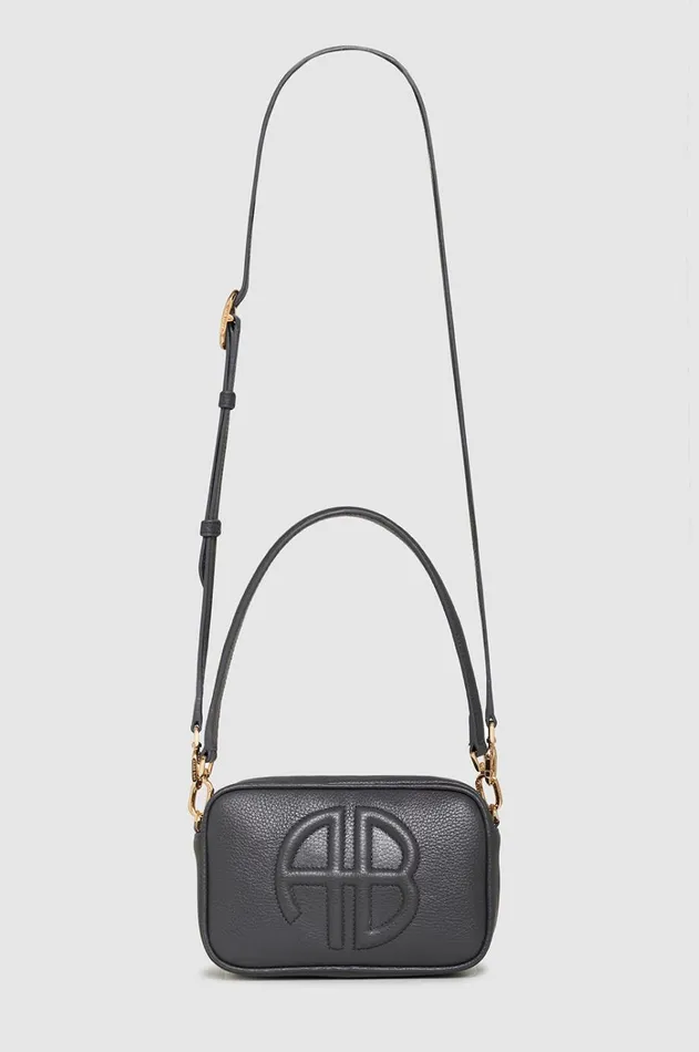 Handbags Women ANINE BING Lili Bag 8211 Grey Pebbled