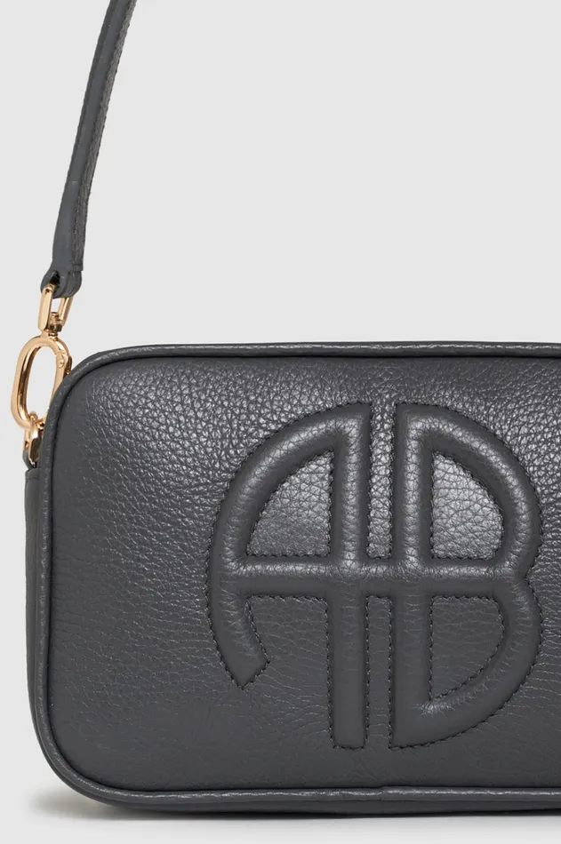Handbags Women ANINE BING Lili Bag 8211 Grey Pebbled