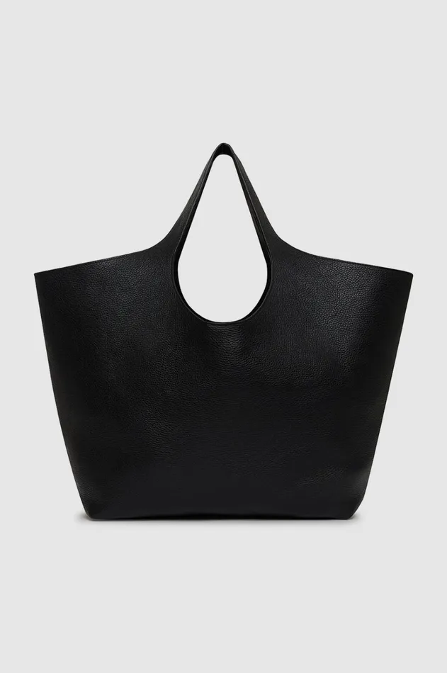 Handbags Women ANINE BING Lili Tote 8211 Black Pebbled