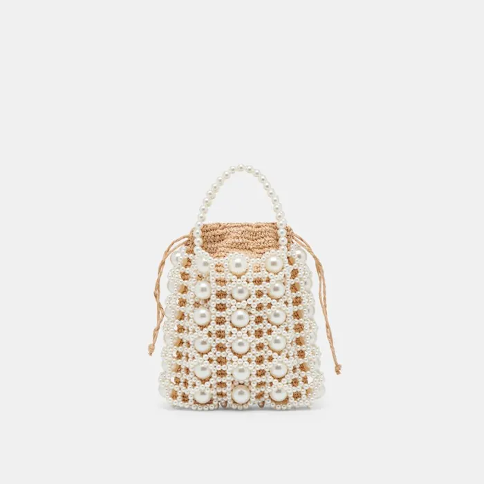 Handbags Women Dolce Vita Adeline Handbag Natural Pearl Raffia