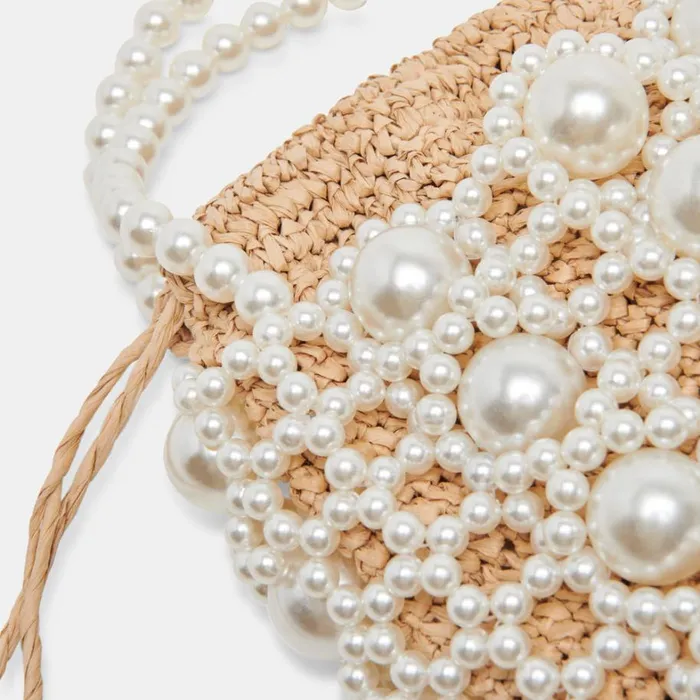 Handbags Women Dolce Vita Adeline Handbag Natural Pearl Raffia