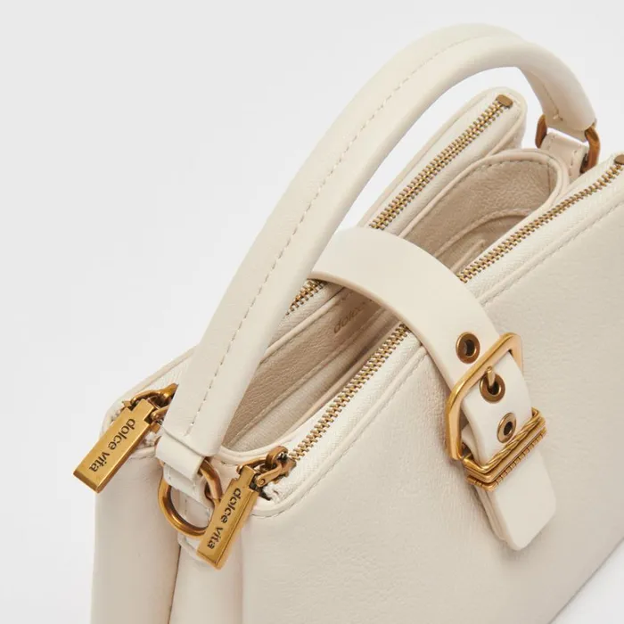 Handbags Women Dolce Vita Charly Crossbody Ivory Leather