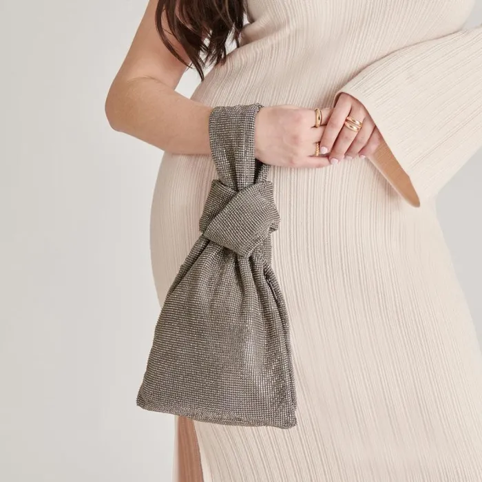 Handbags Women Dolce Vita Clarra Handbag Silver Mesh