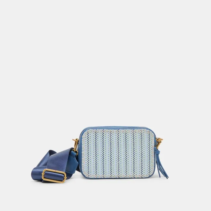 Handbags Women Dolce Vita Gladys Crossbody Blue Woven