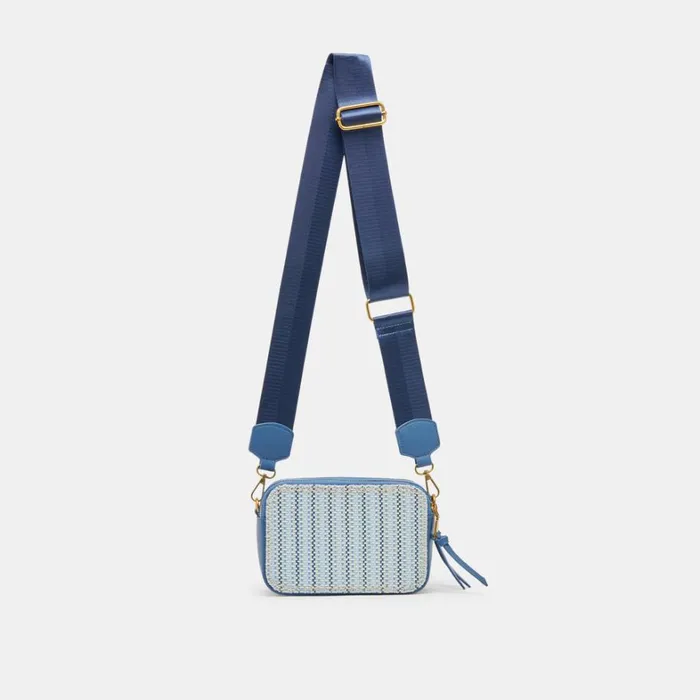 Handbags Women Dolce Vita Gladys Crossbody Blue Woven