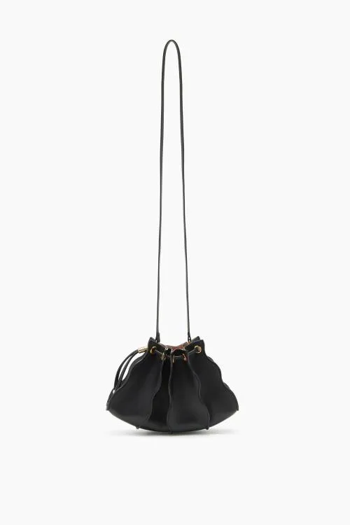 Handbags Women Ulla Johnson Adria Pleated Wave Mini Crossbody Noir Handbags Women Ulla Johnson Adria Pleated Wave Mini Crossbody Noir