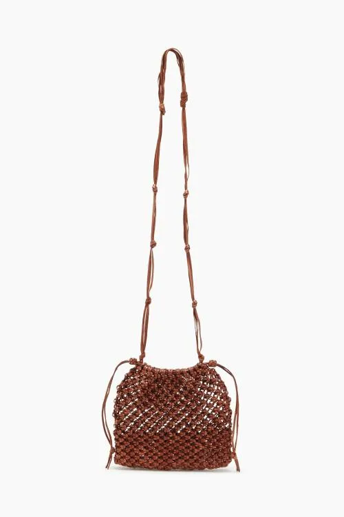 Handbags Women Ulla Johnson Tulia Knotted Crossbody Pecan Brown