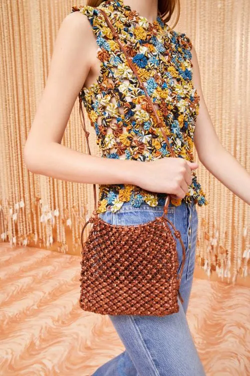 Handbags Women Ulla Johnson Tulia Knotted Crossbody Pecan Brown Handbags Women Ulla Johnson Tulia Knotted Crossbody Pecan Brown